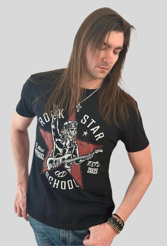 Koszulka R.Maxx Apparel "Rock Star / Old School"